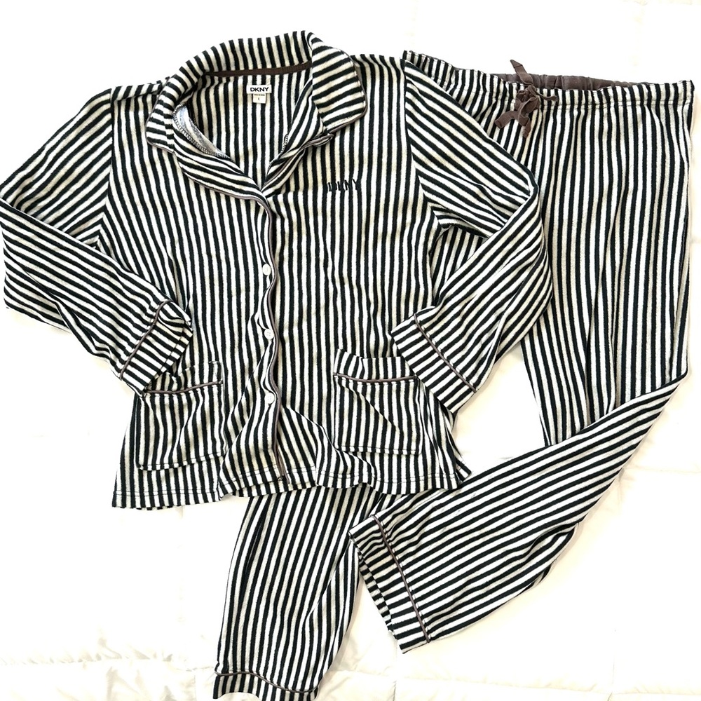 Donna Karan New York Striped Pajama Set